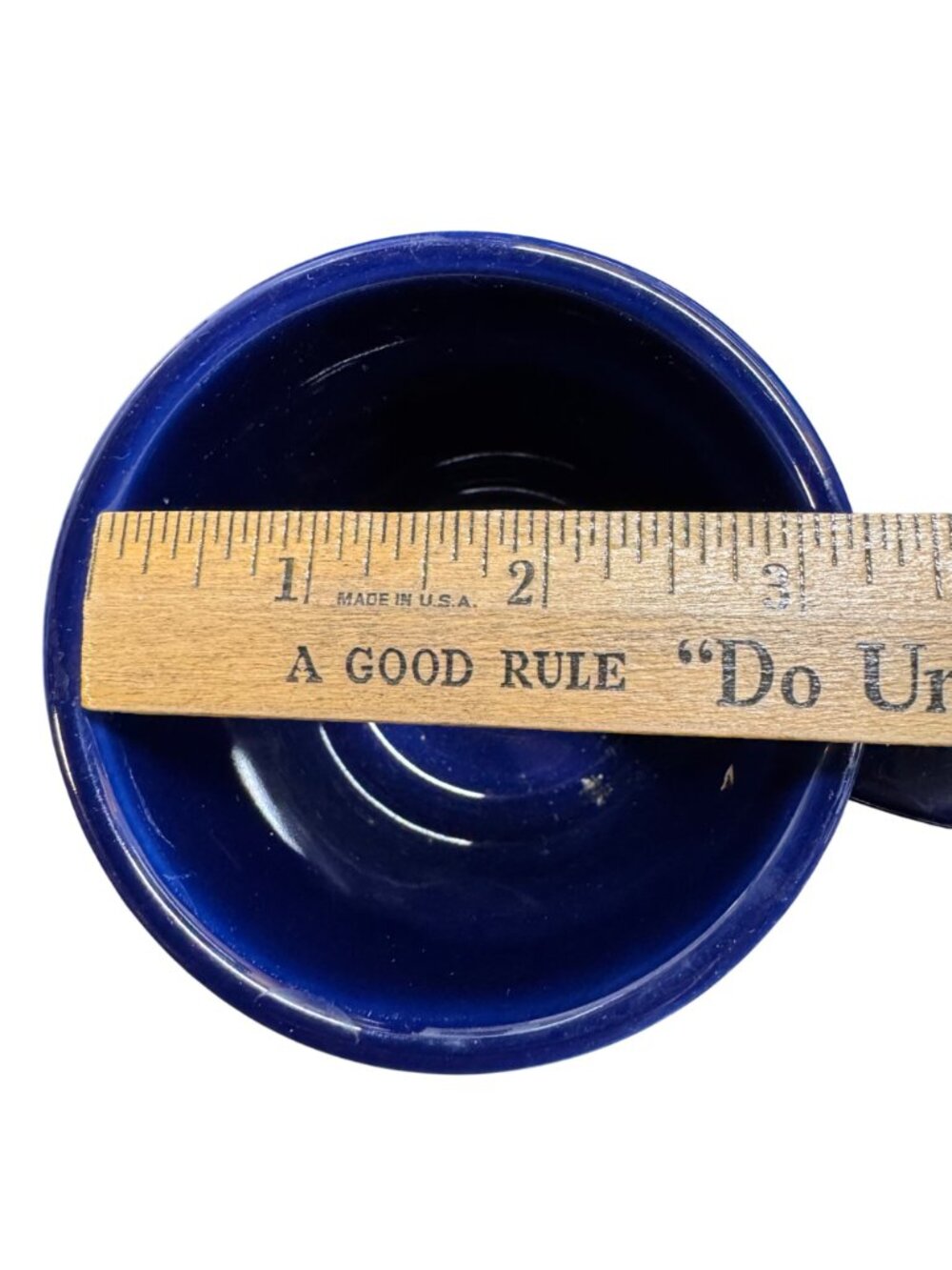 2 X Fiestaware Cobalt Blue Coffee Mugs O -Ring Handle- Homer Laughlin HLC USA - Picture 5 of 10
